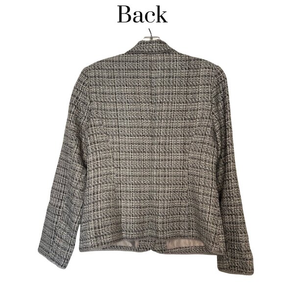 EUC Jaclyn Smith blazer career business layering piece button front closure Sz 8 - Picture 2 of 7